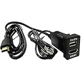 HDMI とUSB 延長ケーブル トヨタ スズキ ダイハツAタイプ 互換品 ac549