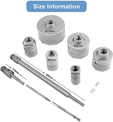 Frese Carotatrici a Tazza,10 pezzi Carotatrice