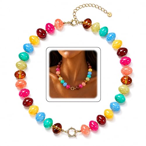 Collier de grosses perles TLY pour vos tenues de plage bohèmes