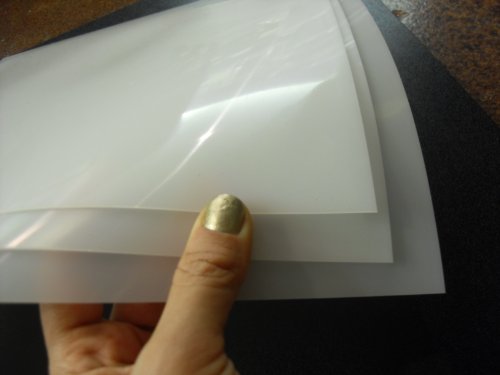 Henta 2 Flexible Lightweight 18X18X1/30 Translucent Polyethylene Plastic Stencil Sheet #TOP5