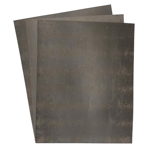 Image of Gasket Making Material Paper Sheet High Temp Pressure Chemical Grade for Gasoline Diesel Oil Air Compressor DIY Rebuild Sealing (3 Pcs,Black, Cork Rubber)