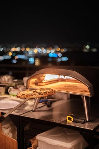 Foto von Ooni Pizzawendeheber – Perforierter Pizzaschaufel – Aluminium-Pizzaschieber – Pizzaschieber zum Wenden und Servieren von Pizzen Zubehör