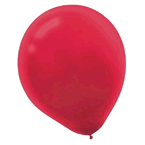 Ballons en latex amscan haute densité rouge opaque pour arches durables