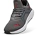 PUMA Unisex Softride Enzo 5 Street Running Shoe, Cool Dark Gray For All Time Red PUMA White, 10