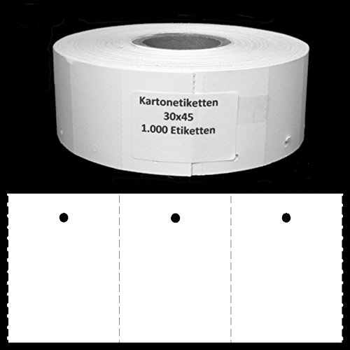 Endlosetiketten 30x45mm blanco 1.000 Stk/Rolle Cover