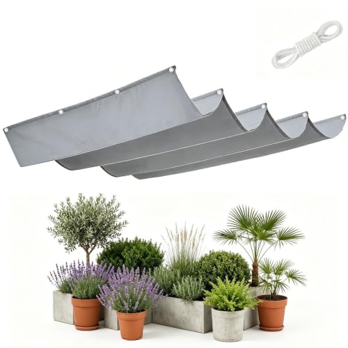 Toldo vela rectangular retráctil para proteger del sol terrazas y pasillos 2