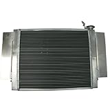 HEISSER VERKAUF 3-Kern-Aluminiumheizkörper 4-Pass Kompatibel mit Mazda RX2 RX3 RX4 RX5 RX7 ohne Heizungsrohr MT Hohe Leistung