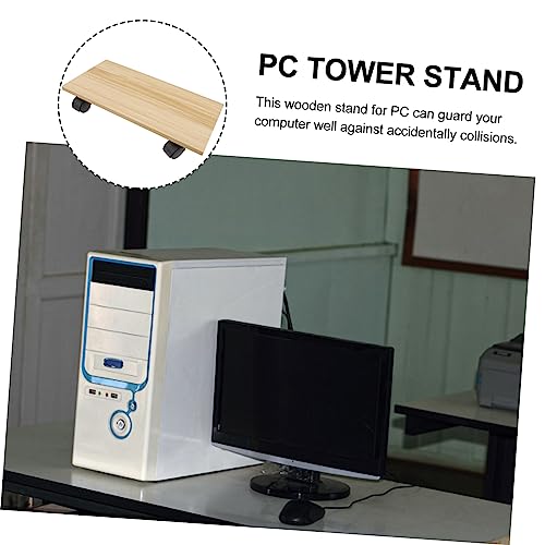 Soporte para torre de computadora DOITOOL con ruedas ajustables para escritorio, soporte móvil para PC para oficina en casa miniatura 7