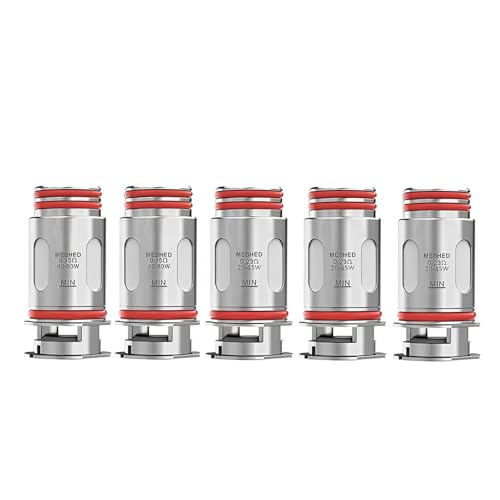 5pcs Mesh Coil Core RPM3 Fit for RPM5 Pro Kit /Nord5 Cart-Ridge Replacement Core 0.15/0.23OHM Hardware Accessories (5PCS 0.15ohm 40-80W)