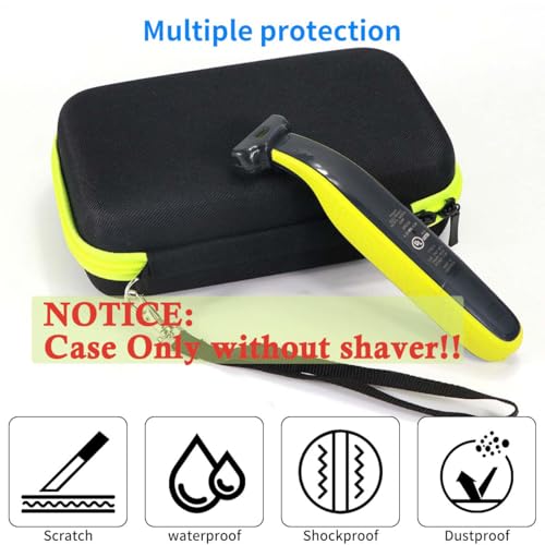 Image of HANNEA Storage Bag Oneblade Case for Philips Electric Shaver Suit for Philips Norelco OneBlade QP2525 QP2520 QP2530 QP2570 QP2620 QP2630, Philips Norelco OneBlade Organizer Bag