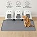 PetNova XL Cat Litter Mat: Premium Silicone Waterproof Litter Box Mat with 0.63
