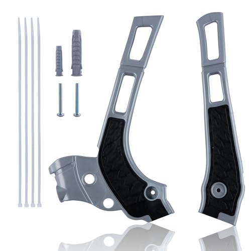 YZ250 Frame Guards Motorcycles Cover Protector Protection for Yamaha YZ WR 125 250 250X YZ125 YZ250 YZ250X WR125 WR250 2006-2022 (Black)