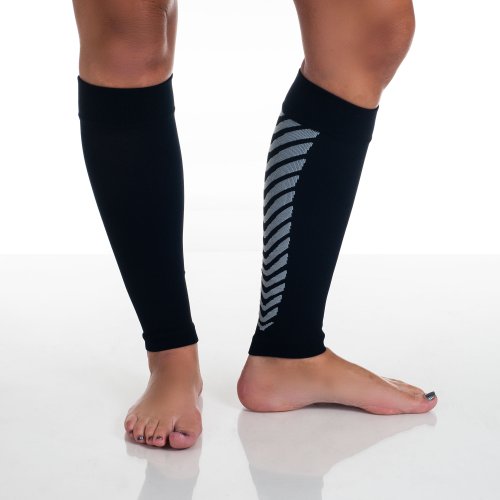 Remedy Calf Compression Sleeve Socks, Black, X-Large