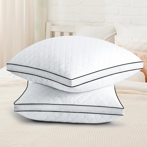 Slybear Kopfkissen 80x80 cm 2er Set, orthopädisches Seitenschläferkissen mit Premium Füllung, Atmungsaktives Nackenkissen,...