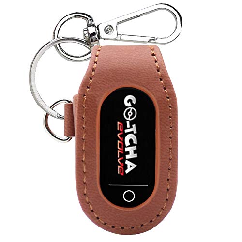 Case for Gotcha Evolve, Evolve Case with Keychain Carabiner. Brown. by Logity