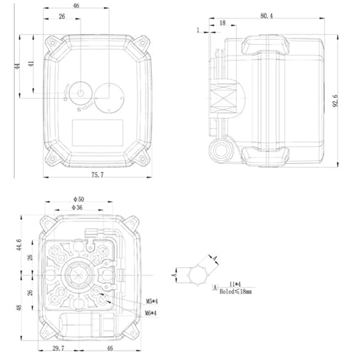 Contrôleur de vanne électrique ISO5211 débrayable manuel pour automatisation réseau DC12V - 5