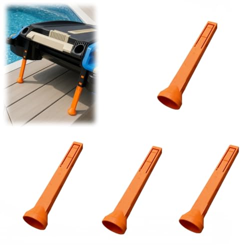 Pool Skimmer Extended Legs 4 Pack Height Extension Replacement Parts Compatible with Betta SE for Swimming Pool Cleaner Maintenance