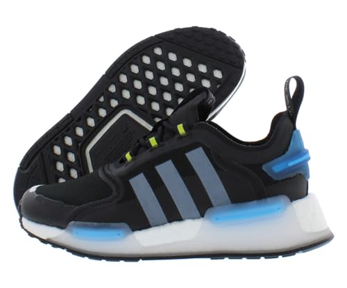 adidas NMD_V3 Boys Shoes Size 5.5, Color: Black/Blue/Grey-Black