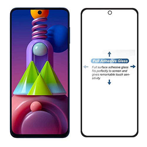 Image of POPIO Military-Grade Gorilla Tempered Glass For Samsung Galaxy M55 / F55 / M51 / M62 / F62 / A71 / Note 10 Lite / S10 Lite (Black) Pack of 1