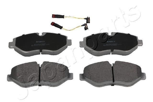 JAPANPARTS Juego de pastillas de freno Delantero preparado para indicador de desgaste con accesorios PA-0538AF Juego de pastillas de freno Compatible con MERCEDES-BENZ Sprinter 3.5-T Furgoneta W906