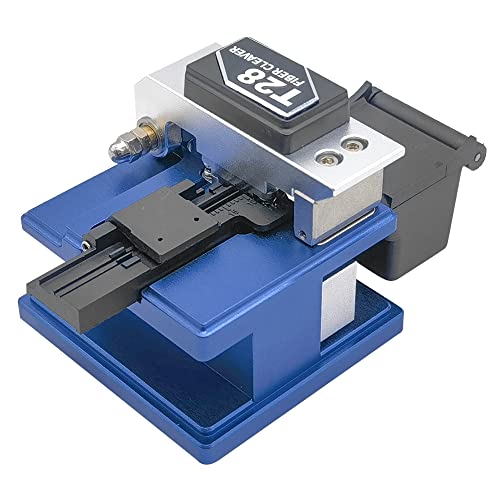 QIIRUN T28 Cliveuse fibre optique automatique Fiber Cleaver 24 Cleaving Spots Cliveuse de haute précision avec fixation 3 en 1 et rail coulissant à rebond automatique