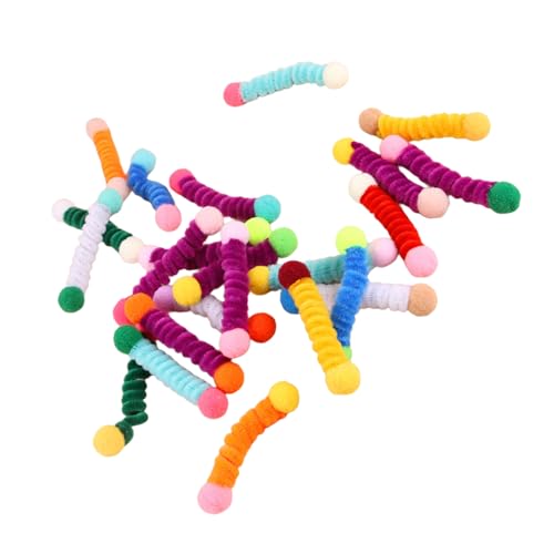 Set 24 Gatti Interattivi Teaser Stick Set Giocattoli con Palla Morbida E Scherma Giocosamente per Gioco da Gioco per Interni