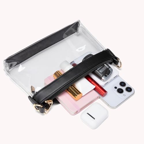 Image of Wuflyover Clear Bag for Stadium Events, Clear Purse for Women