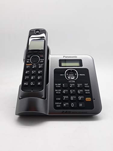 Panasonic-Single-Line-KX-TG3811SXM-24-GHz-Digital-Cordless-Telephone-Black