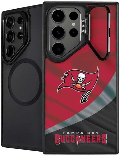 Skinit Kickstand Phone Case Compatible with Galaxy S25 Ultra - Officially Licensed NFL Tampa Bay Buccaneers Design