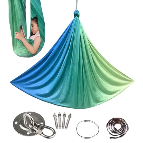 Telas Aéreas - de Yoga para Adultos - Hamaca De Fitness Portátil Para Estiramientos Y Ejercicio En Gimnasio En Casa Exterior Niños Y Adultos