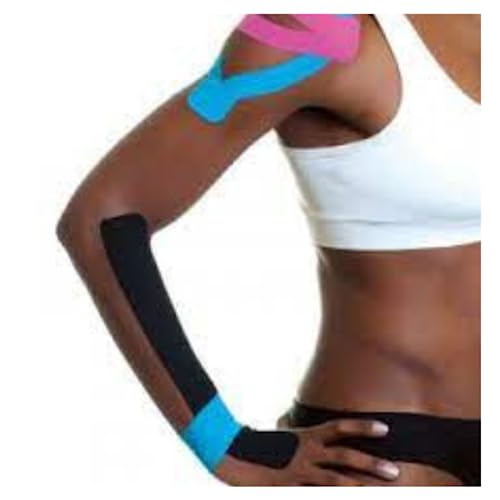 Fita Adesiva Kinesio Tape Fisioterapia Muscular Bandagem 5m Marca Ancelly