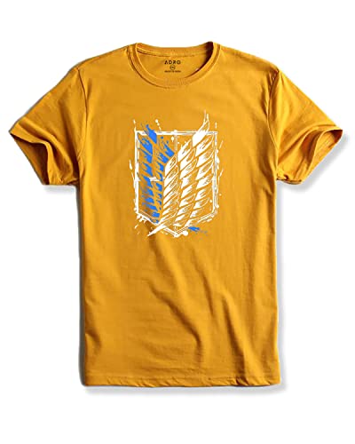 Image of ADRO Men's 100% Cotton Regular Fit T-Shirt