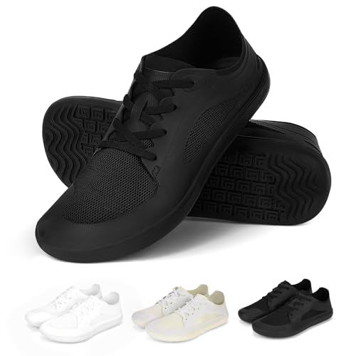 BibHoly Breite Barfuss Schuhe Damen Herren Barfußschuhe Minimalistische Sneaker mit Weit Zehenbox und Zero-Drop Sohle, Leicht Traillaufschuhe Atmungsaktiv Walkingschuhe BibHoly Breite Barfuss Schuhe Damen Herren Barfußschuhe Minimalistische Sneaker mit Weit Zehenbox und Zero-Drop Sohle, Leicht Traillaufschuhe Atmungsaktiv Walkingschuhe