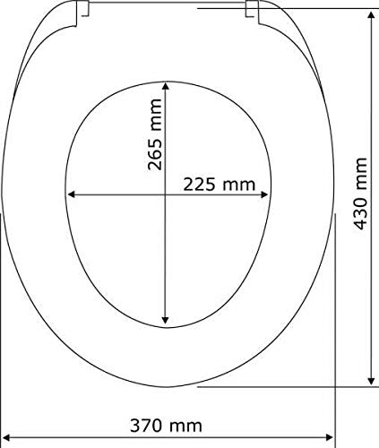 Wenko Sedile Wc Faggio Nature - Sedile Wc Con Chiusura Ammortizzata, Fissaggio Igienico In Zinco Pressofuso Fix-Clip Resistente Contro La Ruggine, Mdf, 35.5 X 42.5 Cm, Naturale - 5