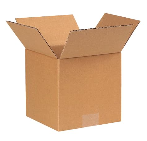 25 Pack 7 x 7 x 7 Corrugated Cardboard Boxes For Packing, Shipping, or Moving