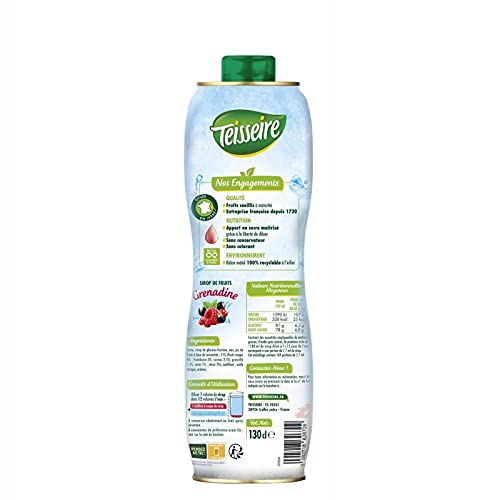 Tefal – Jarabe Mega Granadina 130 cl – Juego de 3