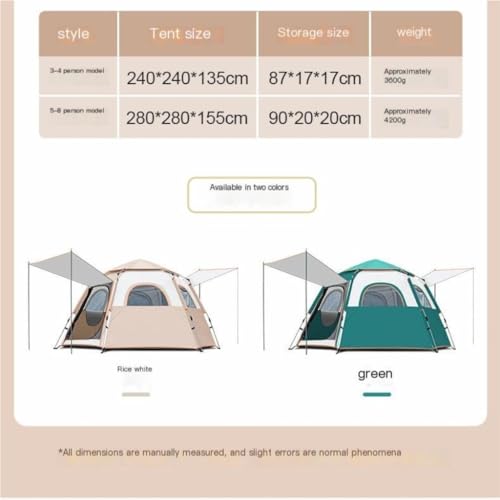 Carpa portátil plegable ligera para camping al aire libre miniatura 3