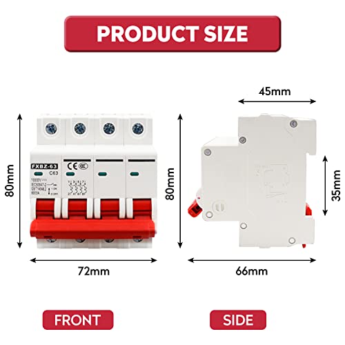 Interruttore Magnetotermico,1000V DC