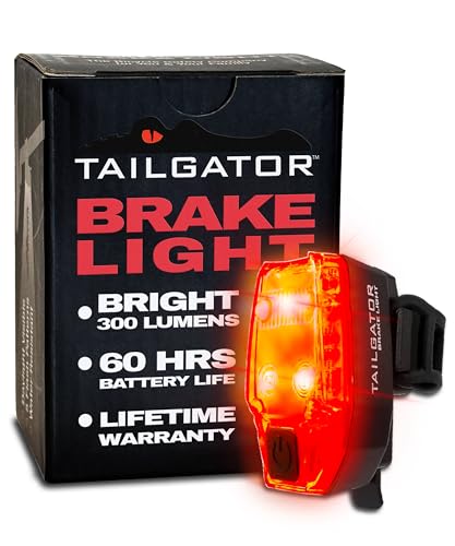 TAILGATOR Smart Bike Rear Tail Brake LED Light - Accelerometer