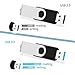 64GB Flash Drive KOOTION 10 Pack USB 2.0 Flash Drive 64GB USB Flash Drives Thumb Drive Jump Drives Keychain Memory Stick Black