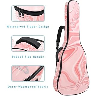Housse de transport étanche pour guitare avec bandoulière réglable Motif ours mignon, Multicolore 03., 42.9×16.9×4.7 in… - Les Beatles, Paul McCartney, John Lennon, RIngo Starr, George Harrison Housse de transport étanche pour guitare avec bandoulière réglable Motif ours mignon, Multicolore 03., 42.9x16.9x4.7 in… – Image 4