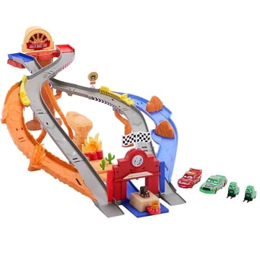 Mattel Disney Pixar Cars Rescate a toda máquina en Radiador Springs Circuito de carreras de rescate Conjunto con Rayo McQueen y Chick Hicks con 2 vehículos del equipo de Pitties, JFL57 | Ya disponible en tu tienda friki favorita! En mundofriki.es! Mattel Disney Pixar Cars Rescate a toda máquina en Radiador Springs Circuito de carreras de rescate Conjunto con Rayo McQueen y Chick Hicks con 2 vehículos del equipo de Pitties, JFL57 | Ya disponible en tu tienda friki favorita! En mundofriki.es!