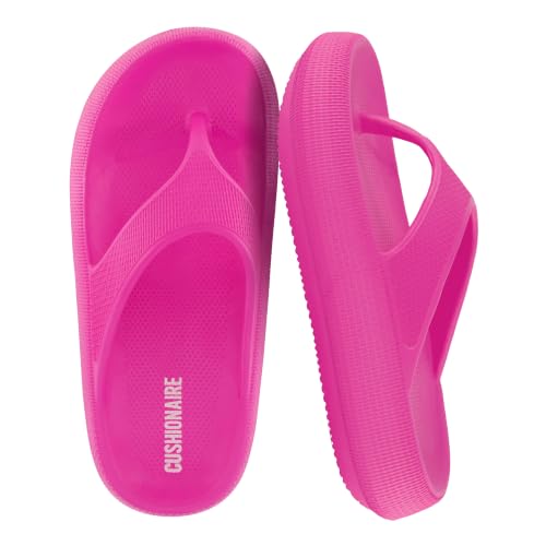 Image of CUSHIONAIRE Women's Fling recovery cloud pool slides sandal with +Comfort