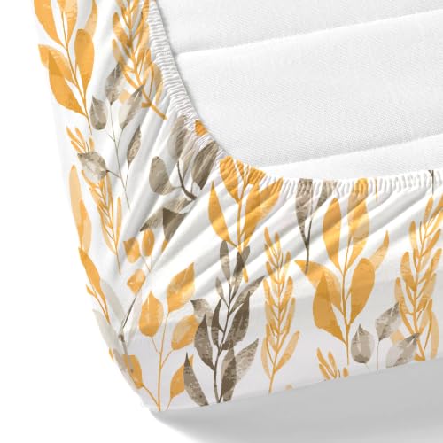 Image of Home Ecstasy 100% Cotton King Fitted Bedsheet with 2 Pillow Covers - (Size 72 x 78 inches, 140 TC, Colour - Brown)