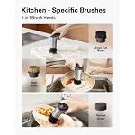 HOTO Grip™ Cordless Electric Spin Scrubber, IPX7 Waterproof, 6 Brush Heads - Image 3