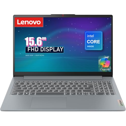 Image of Lenovo 15.6 inch Essential Everyday Laptop, 2026 Edition, 8GB DDR5 128GB SSD | Intel 4-Core CPU, Fast DDR5 RAM, Win 11, FHD Anti-Glare Large Screen, Slim PC for Student & Home Office