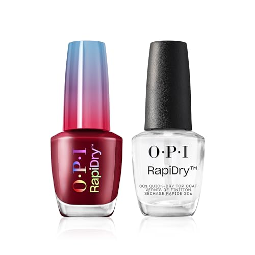 Top coat OPI Rapidry 15ml et vernis à ongles séchage rapide 9ml Skip a Beet