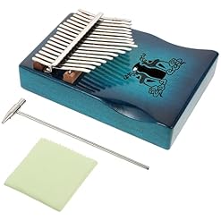 BIENKA Kalimba Thumb Piano 17 Keys: Portable Mbira Finger Piano avec Tuning Hammer Professional Thumb Piano Piano - Les Beatles, Paul McCartney, John Lennon, RIngo Starr, George Harrison