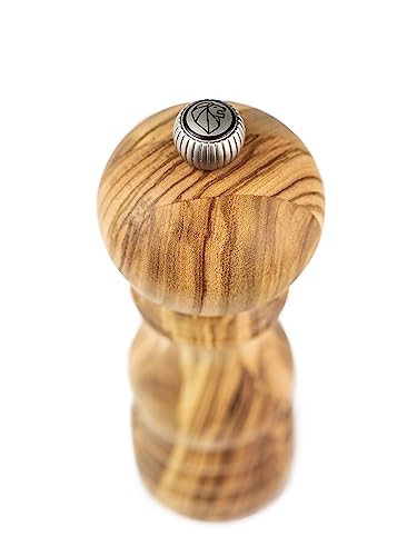 Peugeot - Paris Manual Pepper Mill - Adjustable Grinder - Olive Wood, Natural #TOP2