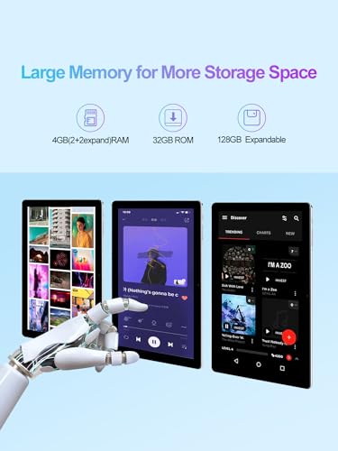 Image of Android Tablet 10 Inch,Tablets,4GB(2+2) Ram 32GB ROM & 128Gb Expand Android 12 Tablet, 2+5Mp Dual Camera, WiFi, Bluetooth, 6000Mah Battery